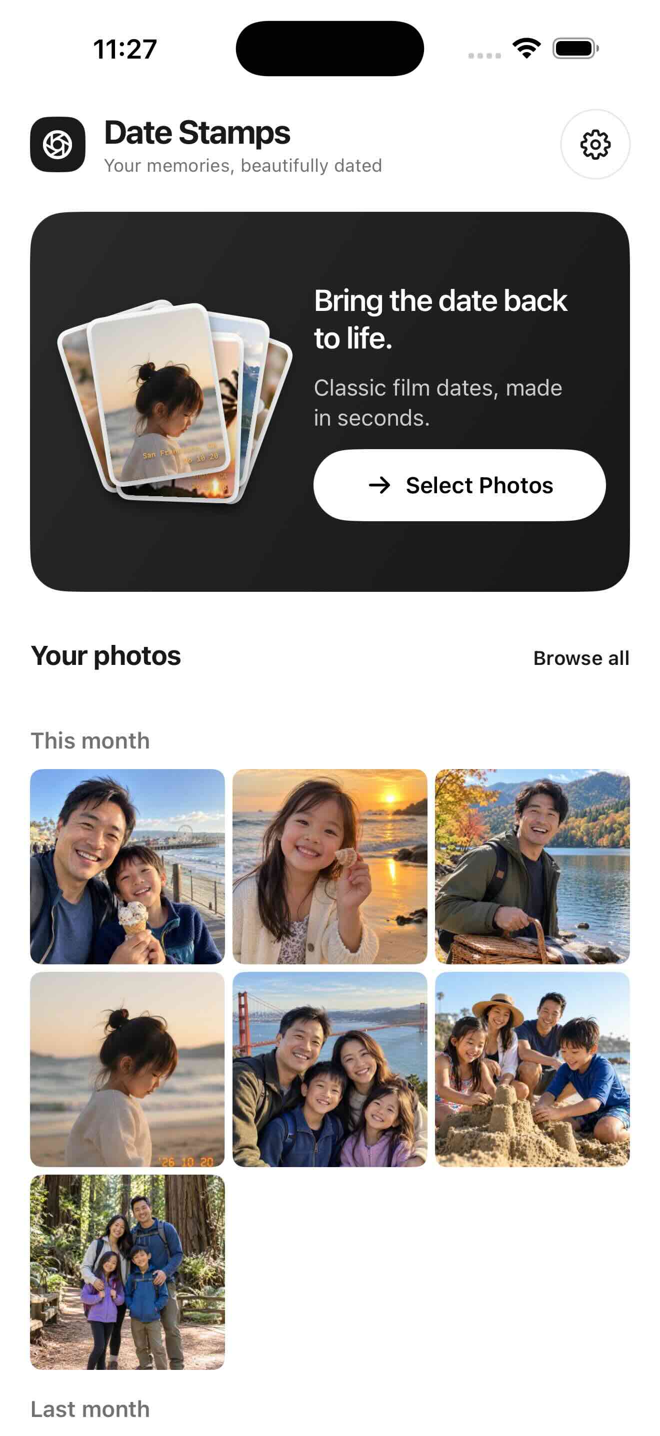 Choose your photos